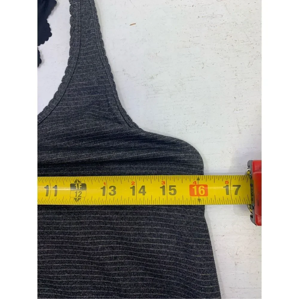 Lululemon Black Striped Racerback Top Size S - Picture 10 of 12